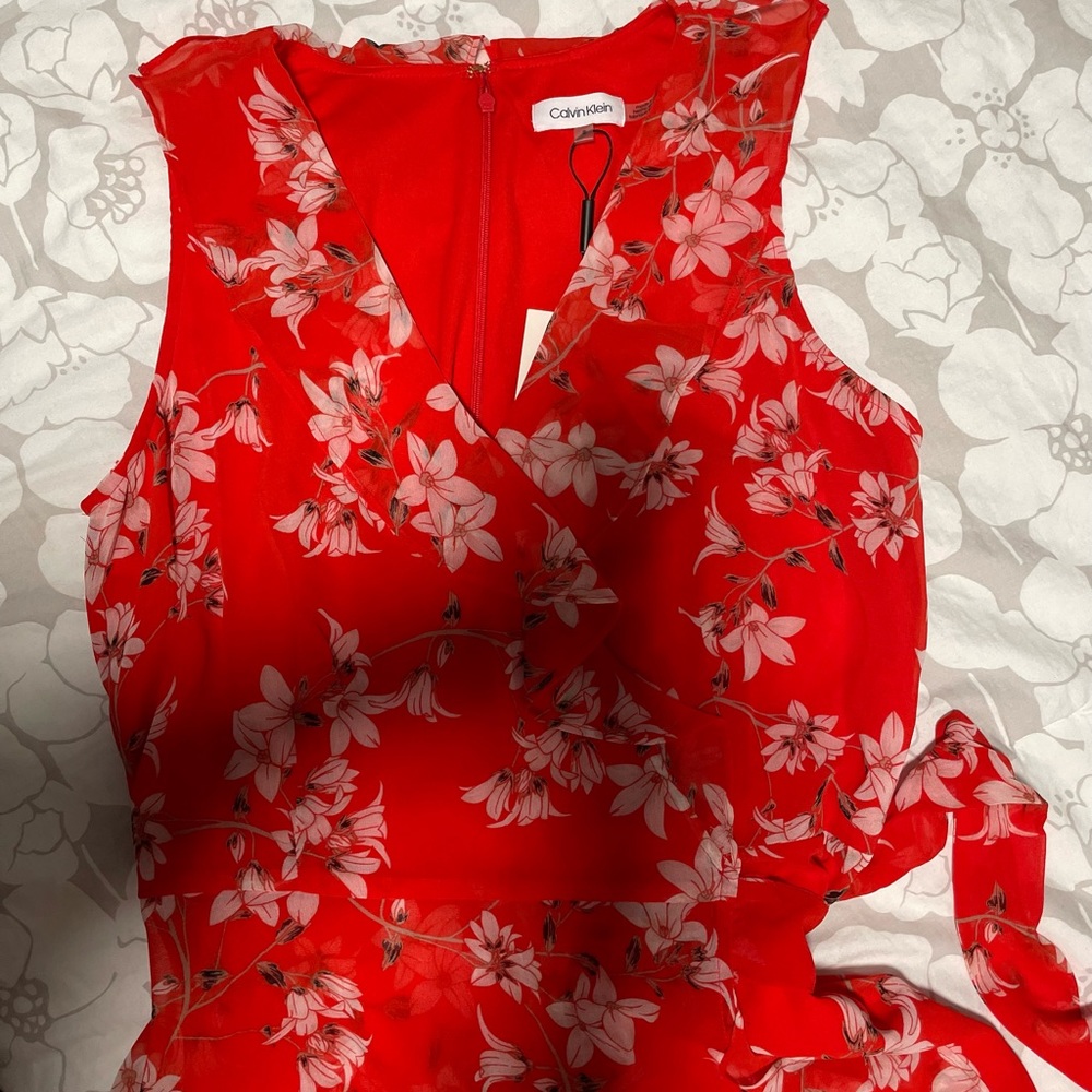 Calvin klein formal dress (size 8). Never worn. Original price is $139.50